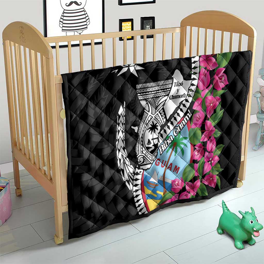 Biba Guam Liberation Day Quilt Tano y Chamoru Latte Stone Black