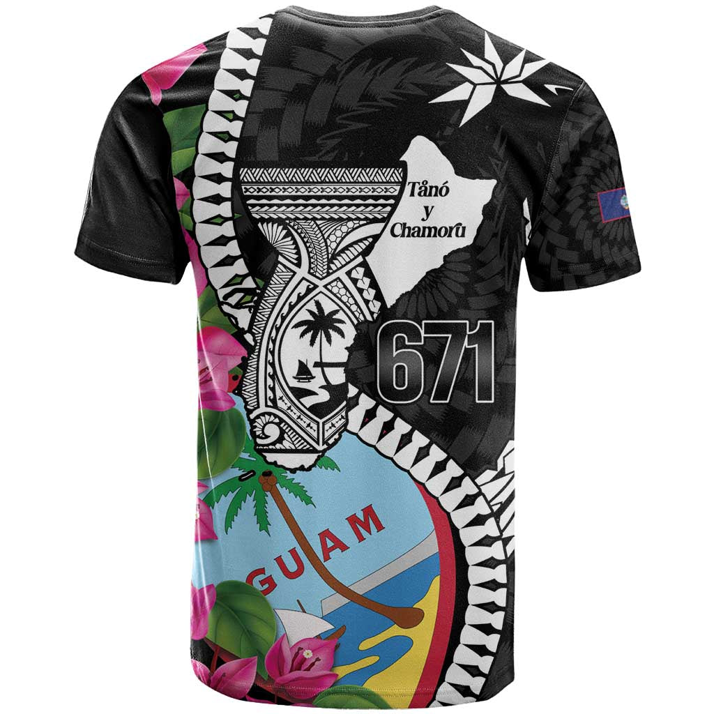 Biba Guam Liberation Day T Shirt Tano y Chamoru Latte Stone Black