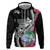 Biba Guam Liberation Day Zip Hoodie Tano y Chamoru Latte Stone Black