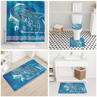 Kuri Dog Waka New Zealand Matariki Bathroom Set Ocean Sharks Maori Tattoo