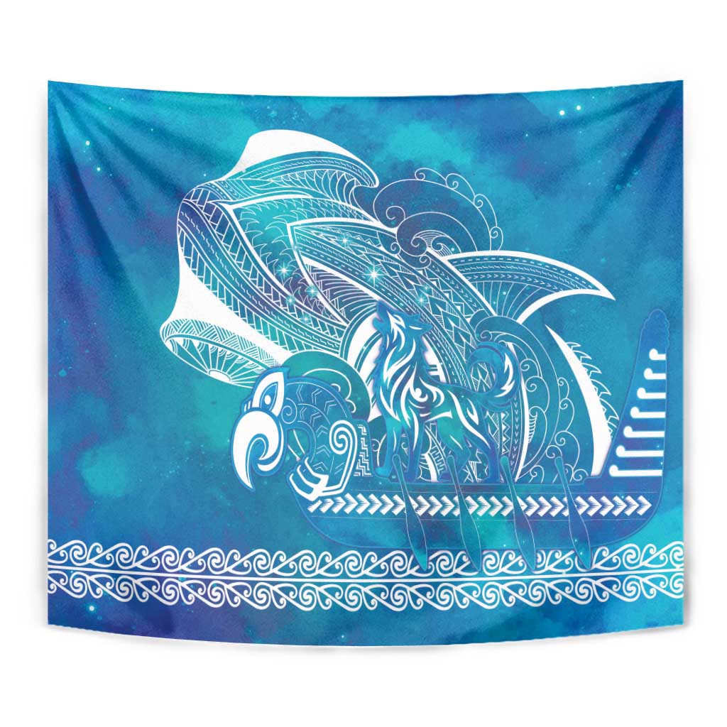 Kuri Dog Waka New Zealand Matariki Tapestry Ocean Sharks Maori Tattoo
