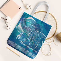 Kuri Dog Waka New Zealand Matariki Tote Bag Ocean Sharks Maori Tattoo