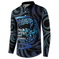 Tuna Eel New Zealand Matariki Button Sweatshirt He Piko He Taniwha Maori Pattern