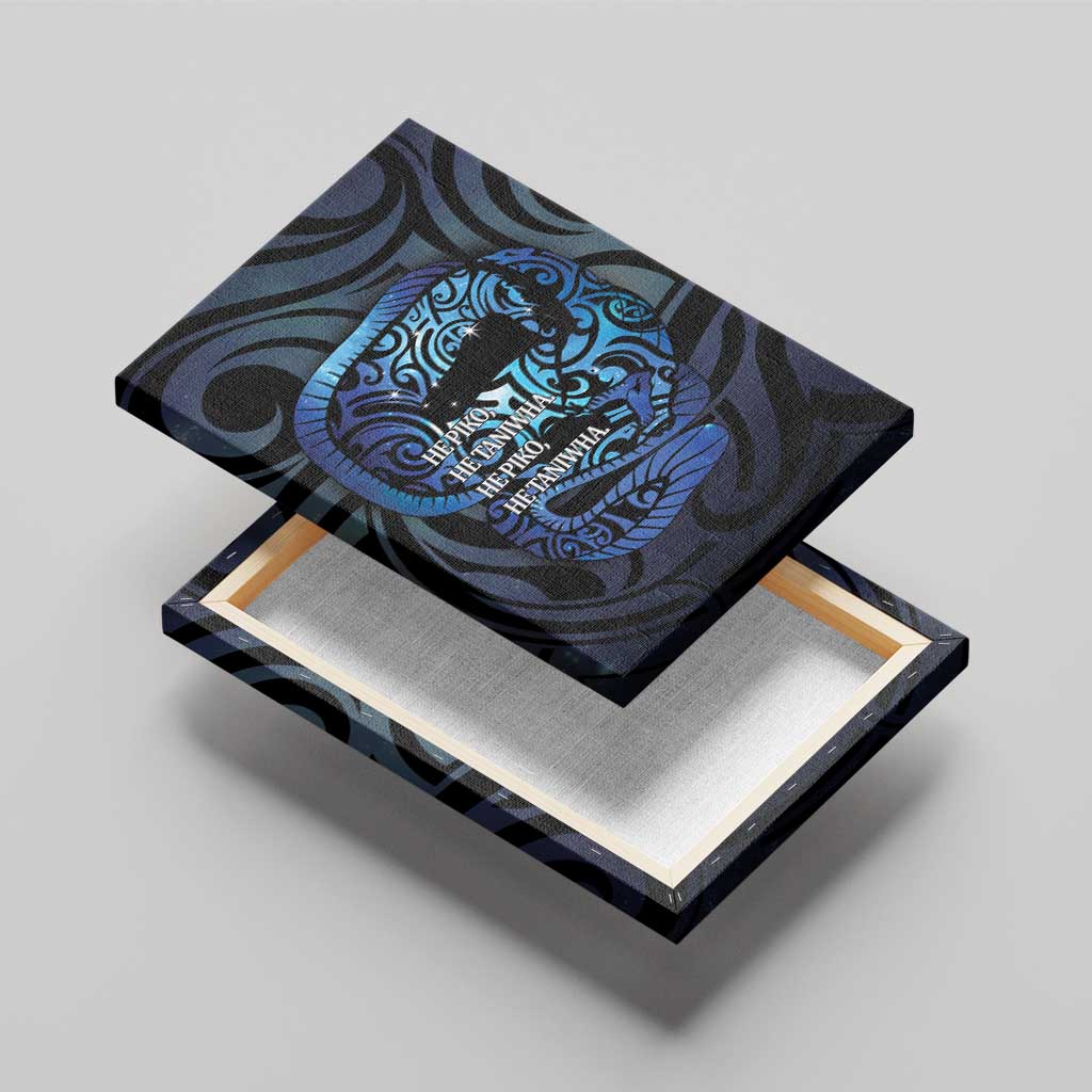 Tuna Eel New Zealand Matariki Canvas Wall Art He Piko He Taniwha Maori Pattern LT14 - Polynesian Pride