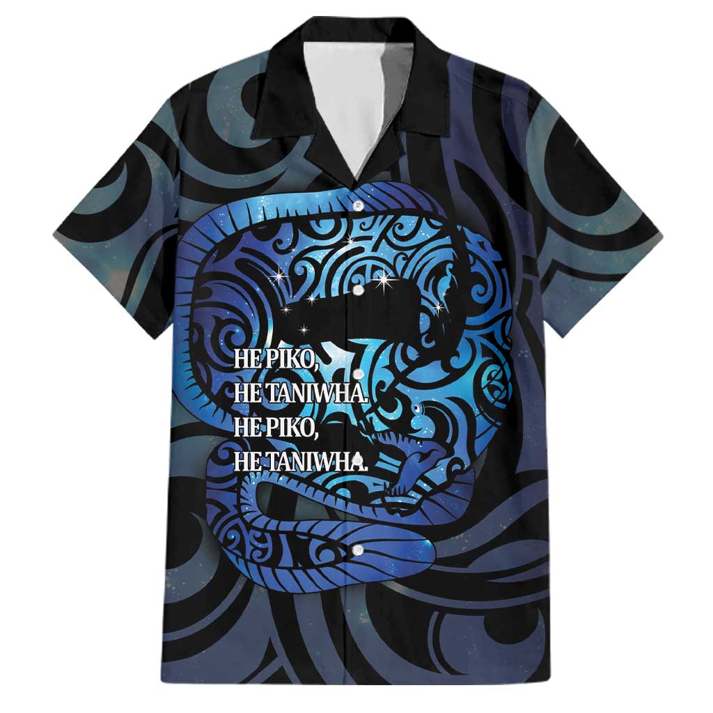 Tuna Eel New Zealand Matariki Family Matching Long Sleeve Bodycon Dress and Hawaiian Shirt He Piko He Taniwha Maori Pattern