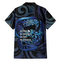 Tuna Eel New Zealand Matariki Family Matching Long Sleeve Bodycon Dress and Hawaiian Shirt He Piko He Taniwha Maori Pattern