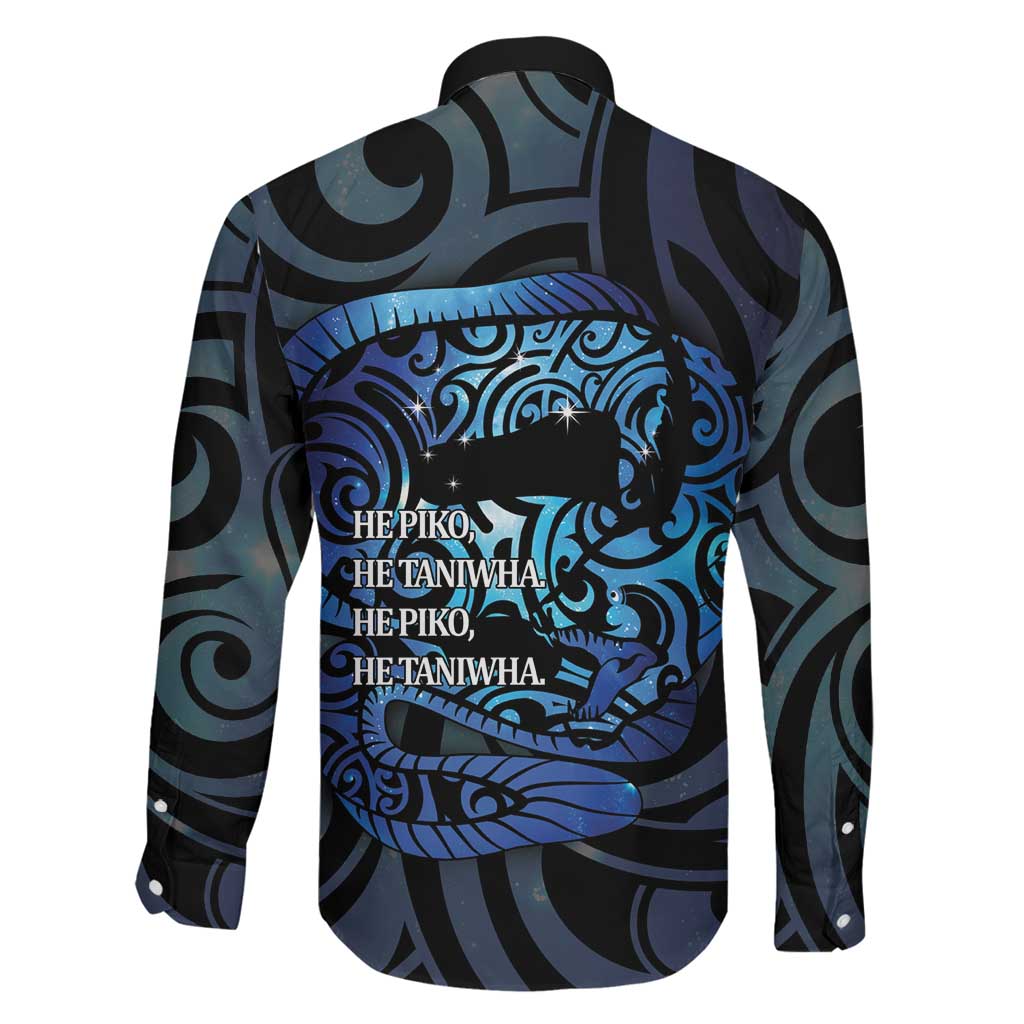 Tuna Eel New Zealand Matariki Family Matching Tank Maxi Dress and Hawaiian Shirt He Piko He Taniwha Maori Pattern