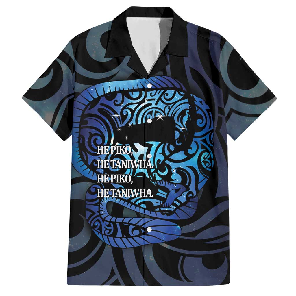 Tuna Eel New Zealand Matariki Hawaiian Shirt He Piko He Taniwha Maori Pattern