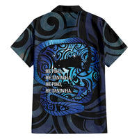 Tuna Eel New Zealand Matariki Hawaiian Shirt He Piko He Taniwha Maori Pattern