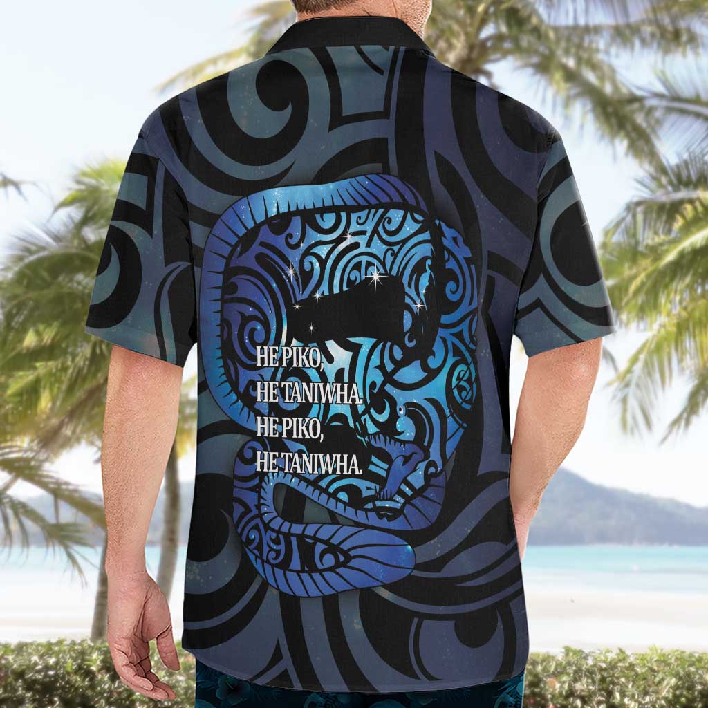 Tuna Eel New Zealand Matariki Hawaiian Shirt He Piko He Taniwha Maori Pattern