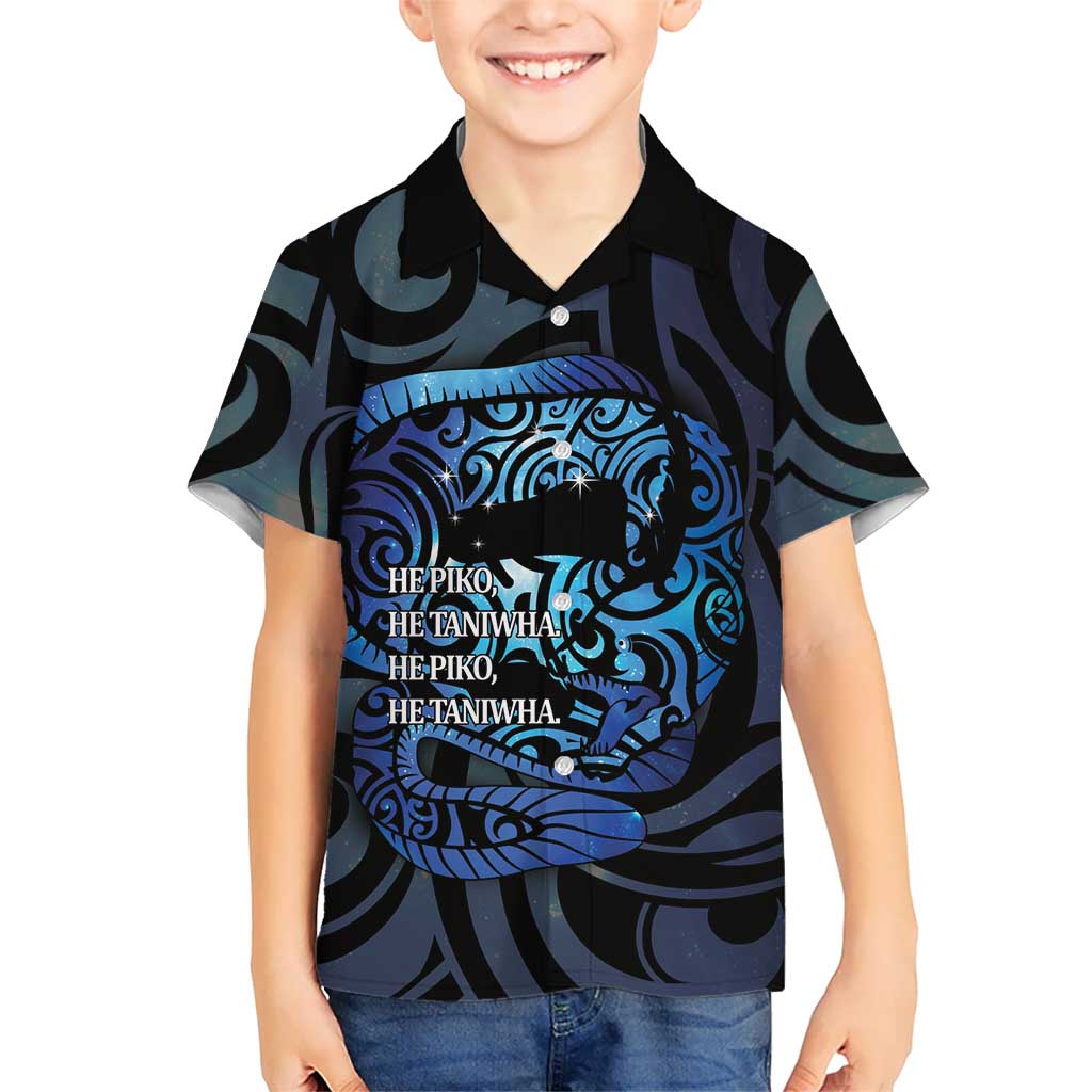 Tuna Eel New Zealand Matariki Hawaiian Shirt He Piko He Taniwha Maori Pattern