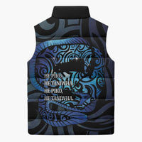 Tuna Eel New Zealand Matariki Sleeveless Puffer Jacket He Piko He Taniwha Maori Pattern LT14 - Polynesian Pride
