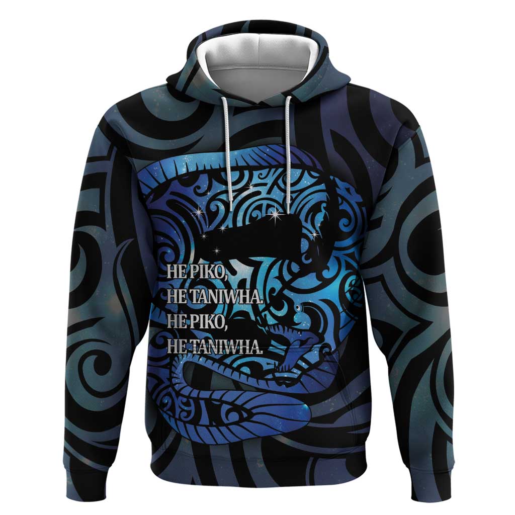 Tuna Eel New Zealand Matariki Zip Hoodie He Piko He Taniwha Maori Pattern LT14 Pullover Hoodie Purple - Polynesian Pride