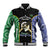 Personalised South Sea Islanders National Recognition Day Baseball Jacket Australia Aboriginal Vanuatu Pig Tusk
