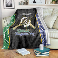 Personalised South Sea Islanders National Recognition Day Blanket Australia Aboriginal Vanuatu Pig Tusk