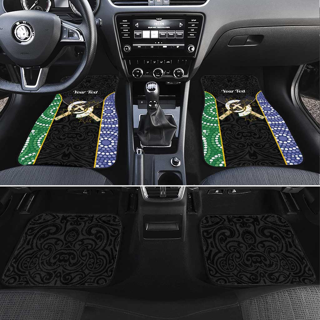 Personalised South Sea Islanders National Recognition Day Car Mats Australia Aboriginal Vanuatu Pig Tusk