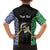 Personalised South Sea Islanders National Recognition Day Family Matching Off The Shoulder Long Sleeve Dress and Hawaiian Shirt Australia Aboriginal Vanuatu Pig Tusk