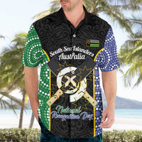 Personalised South Sea Islanders National Recognition Day Hawaiian Shirt Australia Aboriginal Vanuatu Pig Tusk