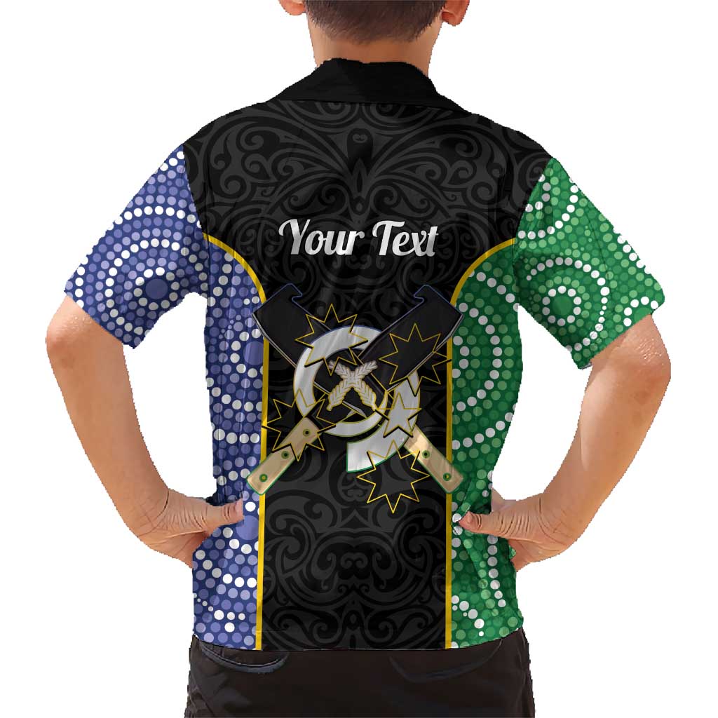 Personalised South Sea Islanders National Recognition Day Hawaiian Shirt Australia Aboriginal Vanuatu Pig Tusk
