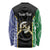 Personalised South Sea Islanders National Recognition Day Long Sleeve Shirt Australia Aboriginal Vanuatu Pig Tusk