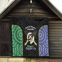 Personalised South Sea Islanders National Recognition Day Quilt Australia Aboriginal Vanuatu Pig Tusk