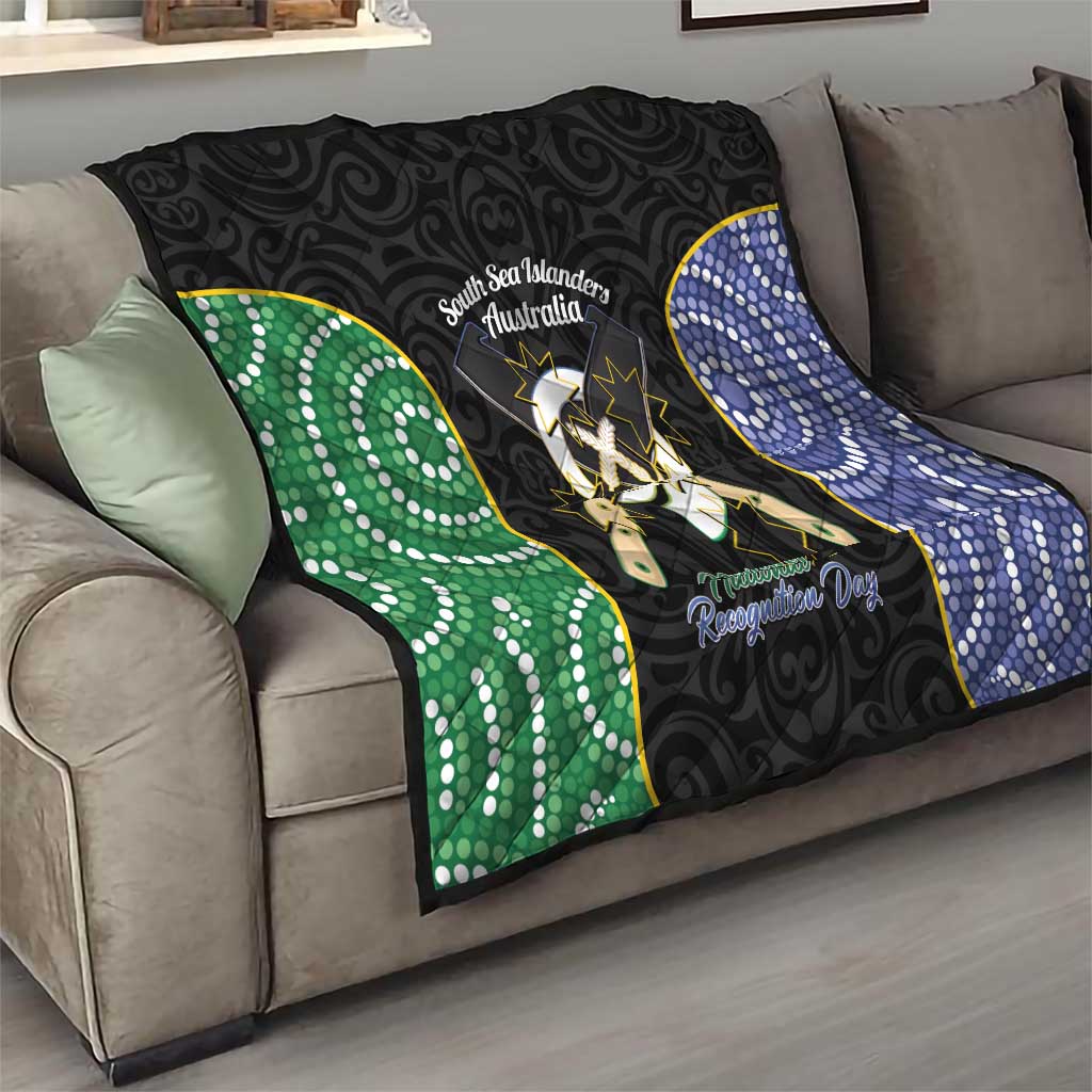 Personalised South Sea Islanders National Recognition Day Quilt Australia Aboriginal Vanuatu Pig Tusk
