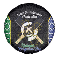 Personalised South Sea Islanders National Recognition Day Spare Tire Cover Australia Aboriginal Vanuatu Pig Tusk