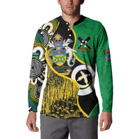 Australian South Sea Islanders National Recognition Day Button Sweatshirt Solomon Islands And Vanuatu Culture