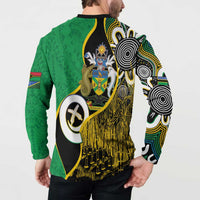 Australian South Sea Islanders National Recognition Day Button Sweatshirt Solomon Islands And Vanuatu Culture