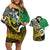 Australian South Sea Islanders National Recognition Day Couples Matching Off Shoulder Short Dress and Hawaiian Shirt Solomon Islands And Vanuatu Culture