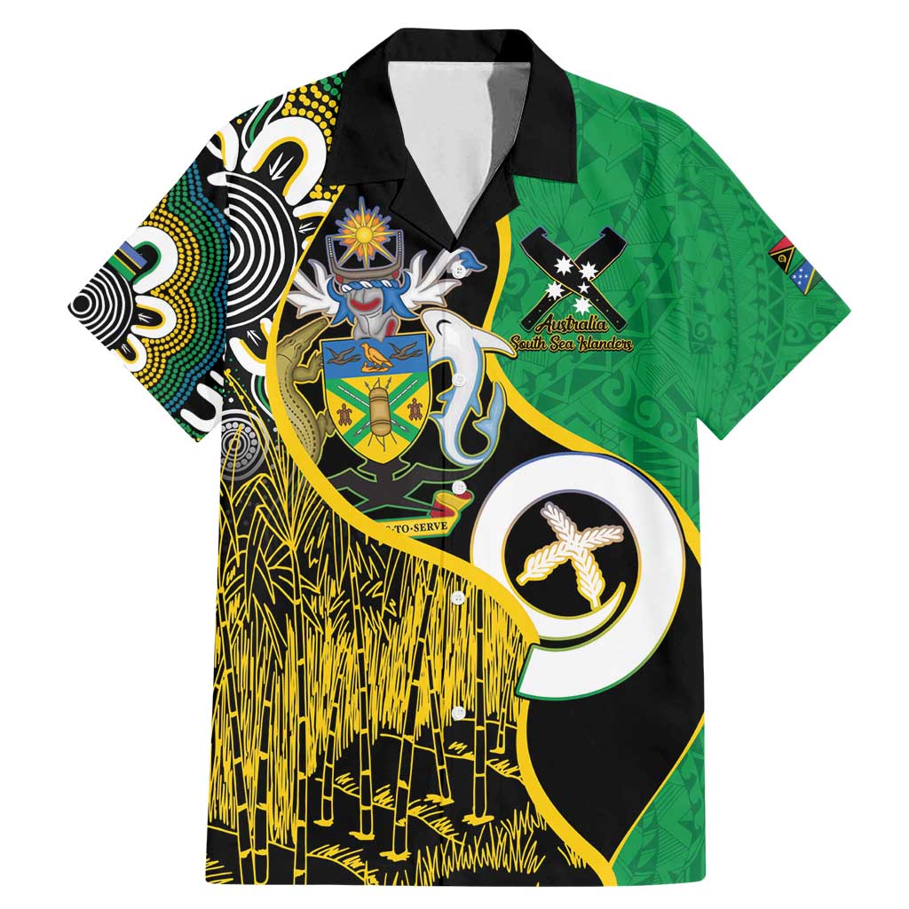 Australian South Sea Islanders National Recognition Day Family Matching Mermaid Dress and Hawaiian Shirt Solomon Islands And Vanuatu Culture