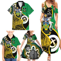 Australian South Sea Islanders National Recognition Day Family Matching Summer Maxi Dress and Hawaiian Shirt Solomon Islands And Vanuatu Culture