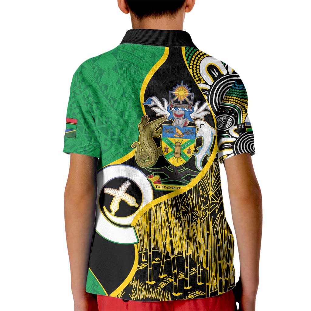 Australian South Sea Islanders National Recognition Day Kid Polo Shirt Solomon Islands And Vanuatu Culture