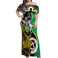 Australian South Sea Islanders National Recognition Day Off Shoulder Maxi Dress Solomon Islands And Vanuatu Culture