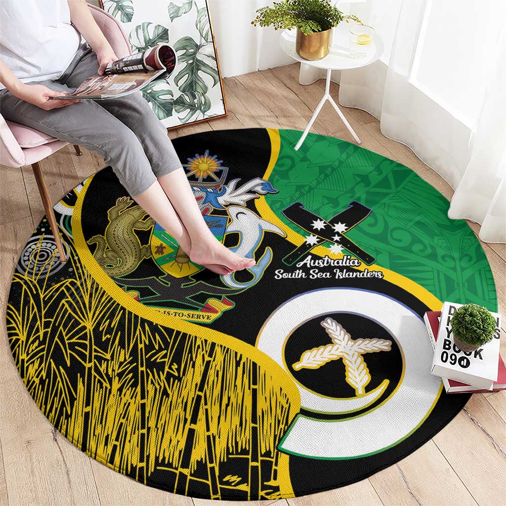 Australian South Sea Islanders National Recognition Day Round Carpet Solomon Islands And Vanuatu Culture