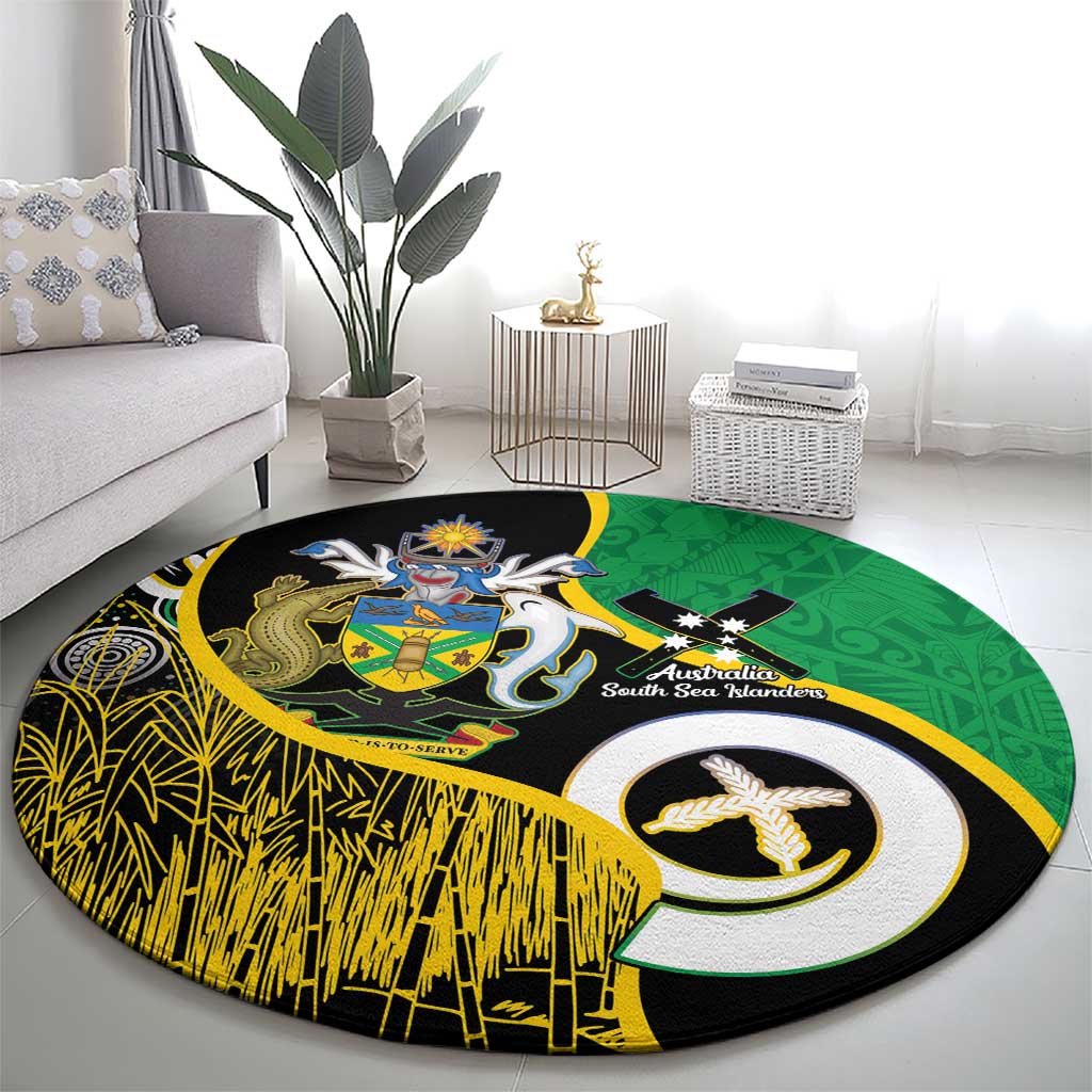 Australian South Sea Islanders National Recognition Day Round Carpet Solomon Islands And Vanuatu Culture