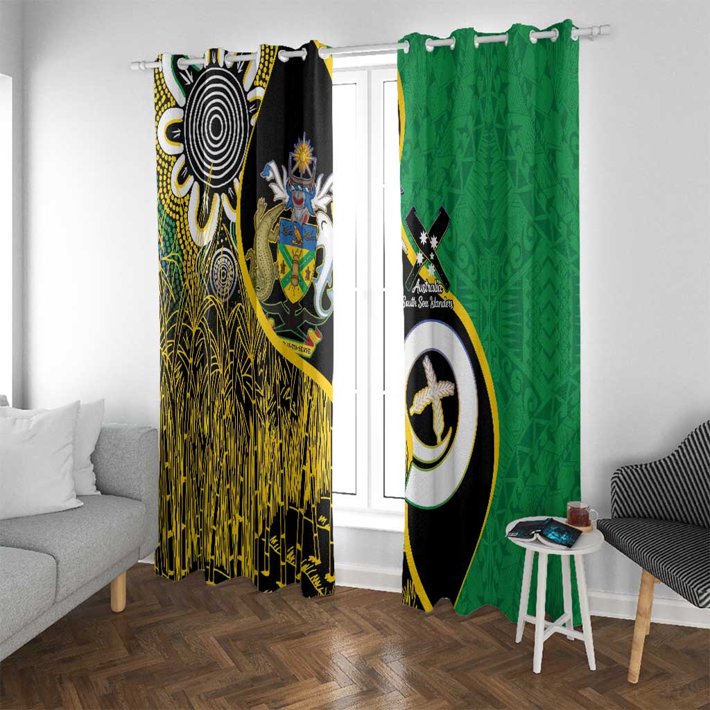 Australian South Sea Islanders National Recognition Day Window Curtain Solomon Islands And Vanuatu Culture