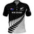New Zealand Silver Fern Rugby Polo Shirt All Black Go Champions Maori Pattern LT14