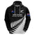 Custom New Zealand Silver Fern Rugby Hoodie All Black 2023 Go Champions Maori Pattern LT14 - Polynesian Pride
