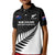 Personalised New Zealand Silver Fern Rugby Kid Polo Shirt All Black 2023 Go Champions Maori Pattern LT14 Kid Black - Polynesian Pride