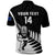 Custom New Zealand Silver Fern Rugby Polo Shirt All Black 2023 Go Champions Maori Pattern LT14 - Polynesian Pride