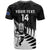 Custom New Zealand Silver Fern Rugby T Shirt All Black 2023 Go Champions Maori Pattern LT14 - Polynesian Pride