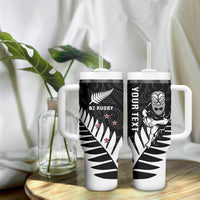 New Zealand Silver Fern Rugby Tumbler With Handle All Black Go Champions Maori Pattern LT14
