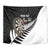 Personalised New Zealand Darts Tapestry Silver Fern Aotearoa Maori Pattern - Polynesian Pride
