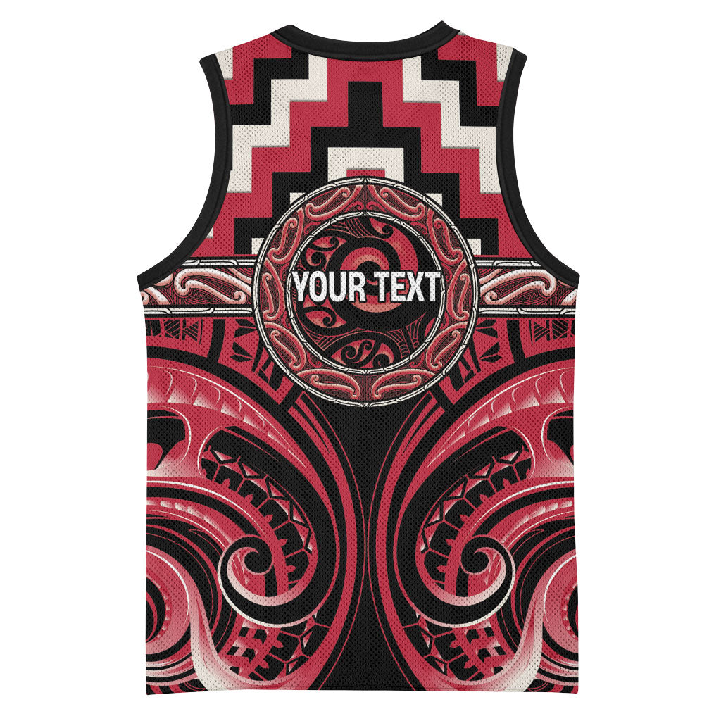 Aotearoa Ngai Te Rangi Personalised Basketball Jersey Maori Iwi Poutama Puhoro Tattoo LT14 - Polynesian Pride