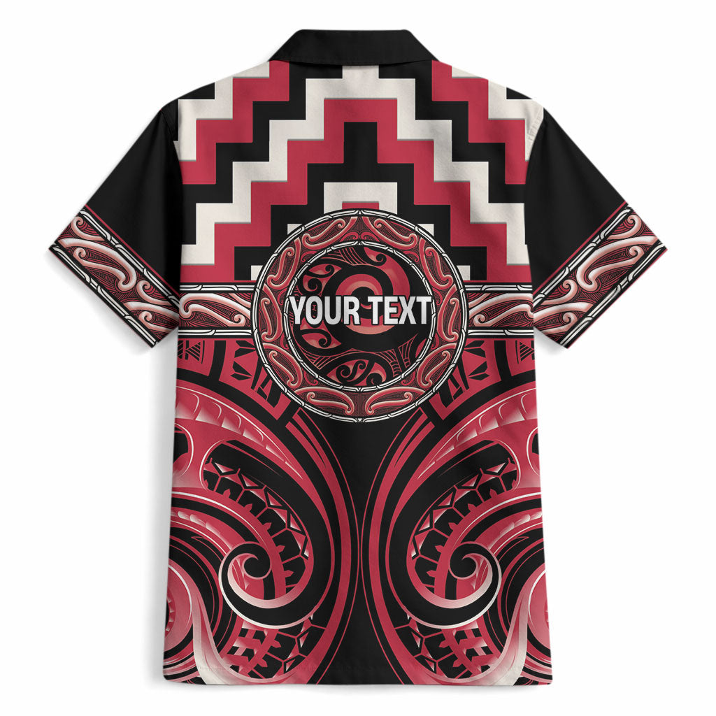 Aotearoa Ngai Te Rangi Personalised Hawaiian Shirt Maori Iwi Poutama Puhoro Tattoo LT14 - Polynesian Pride