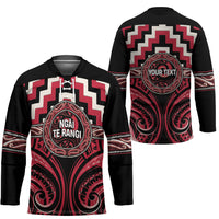 Aotearoa Ngai Te Rangi Personalised Hockey Jersey Maori Iwi Poutama Puhoro Tattoo LT14 - Polynesian Pride