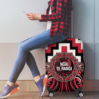 Aotearoa Ngai Te Rangi Luggage Cover Maori Iwi Poutama Puhoro Tattoo LT14 - Polynesian Pride