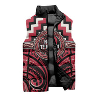Aotearoa Ngai Te Rangi Personalised Sleeveless Puffer Jacket Maori Iwi Poutama Puhoro Tattoo LT14 - Polynesian Pride