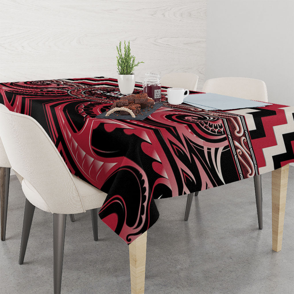 Aotearoa Ngai Te Rangi Tablecloth Maori Iwi Poutama Puhoro Tattoo LT14 - Polynesian Pride
